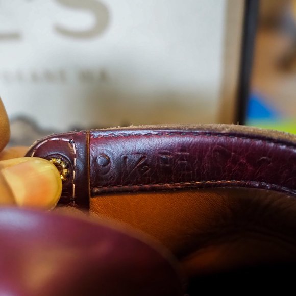 Custom Horsehide Semi Dress by White's Boots, size EE 9.5 - Picture 4 of 7